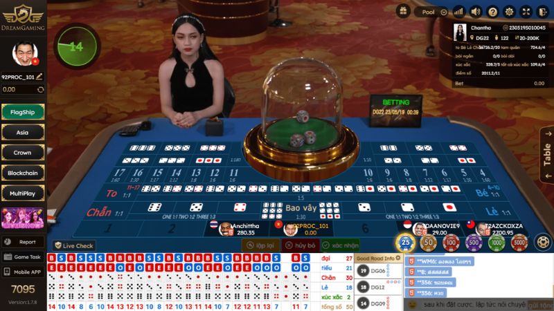 Tổng hợp những trò chơi nổi bật tại DG Casino